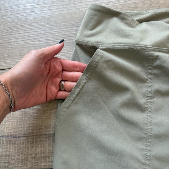 Patagonia Happy Hike High Waist Tan Shorts - Picture 4 of 12